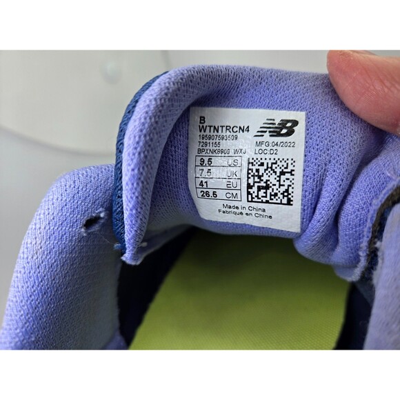 New Balance Dynasoft Nitrel V4 Trail Shoes Women's 9.5 B Purple Hiking Sneakers - Picture 8 of 8